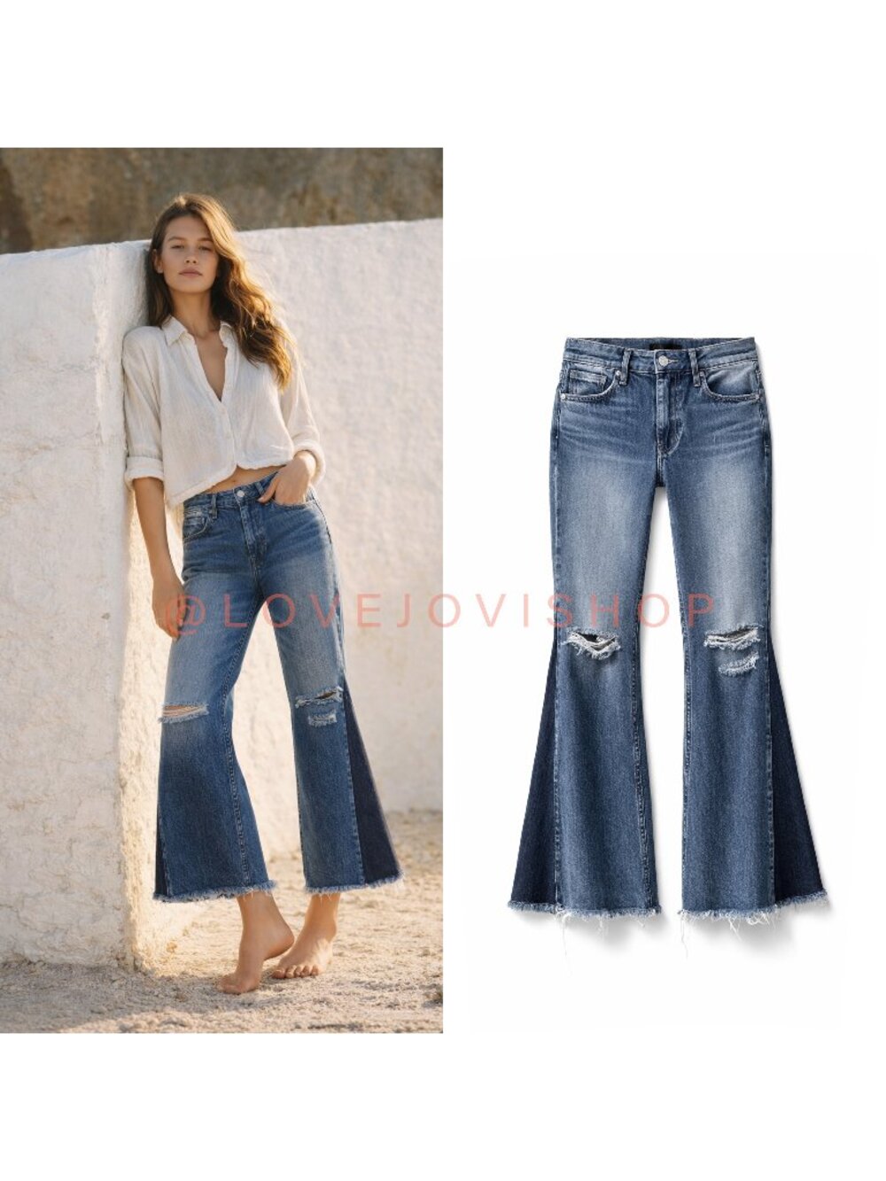 Jeans | 3x1 NYC for Free People Cropped Bootcut Gusset Patchwork 25" Inseam | 30